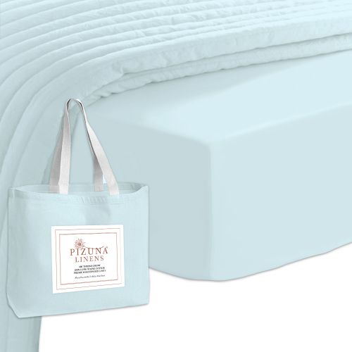 Pizuna 400 Thread Count Cotton Fitted Sheet