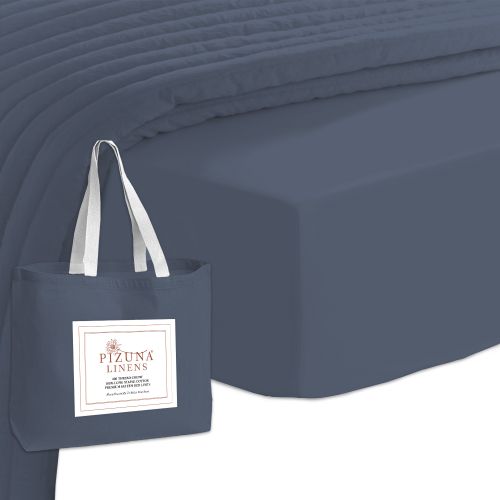 Pizuna 400 Thread Count Cotton Fitted Sheet