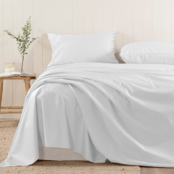 Pizuna 400 Thread Count Cotton Flat Sheet 