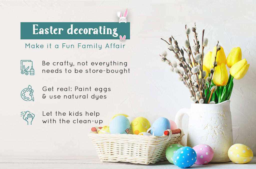 Simple craft and DIY Easter décor ideas for KID'S room. - Blog