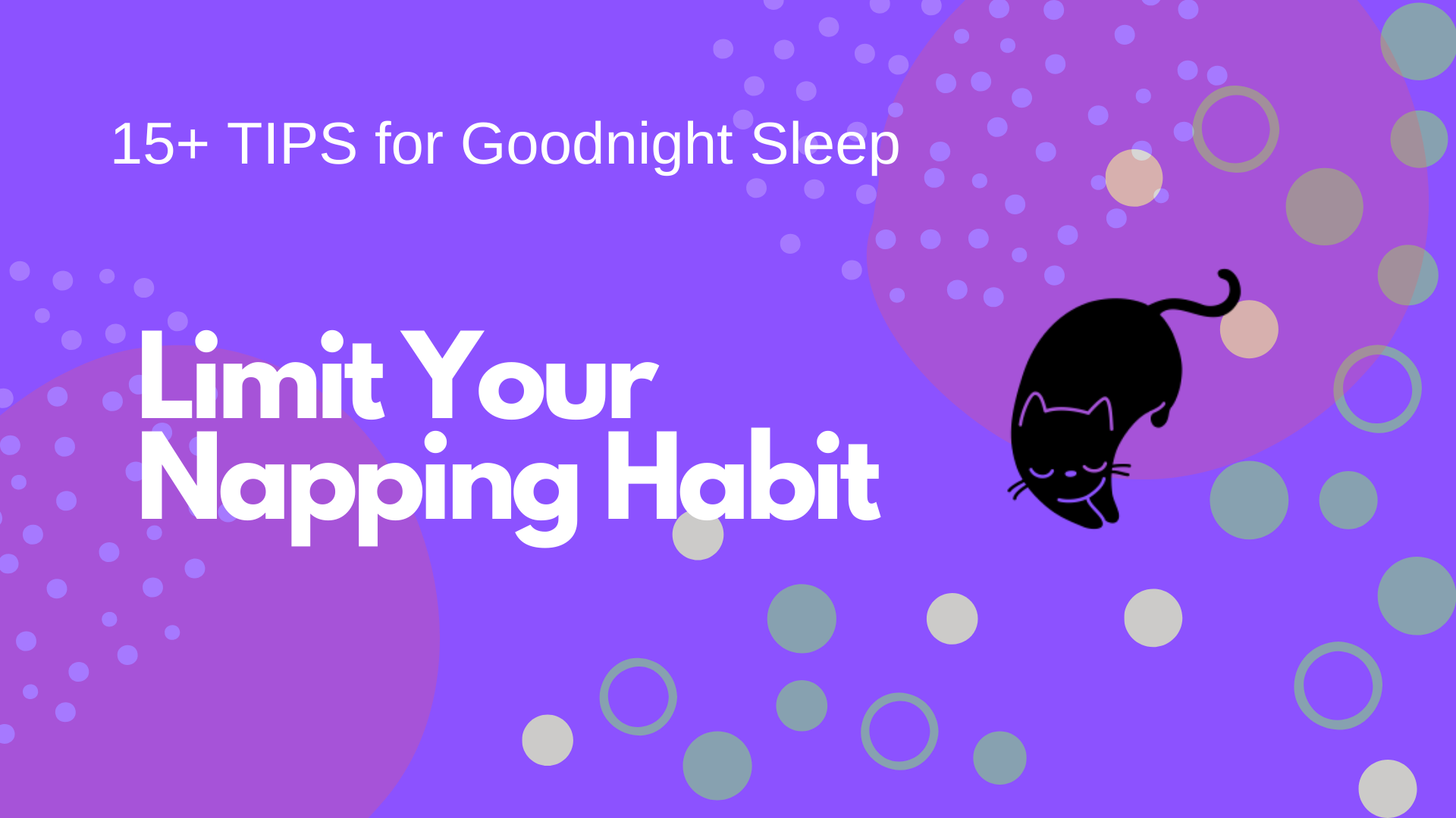 Limit Your Napping Habit