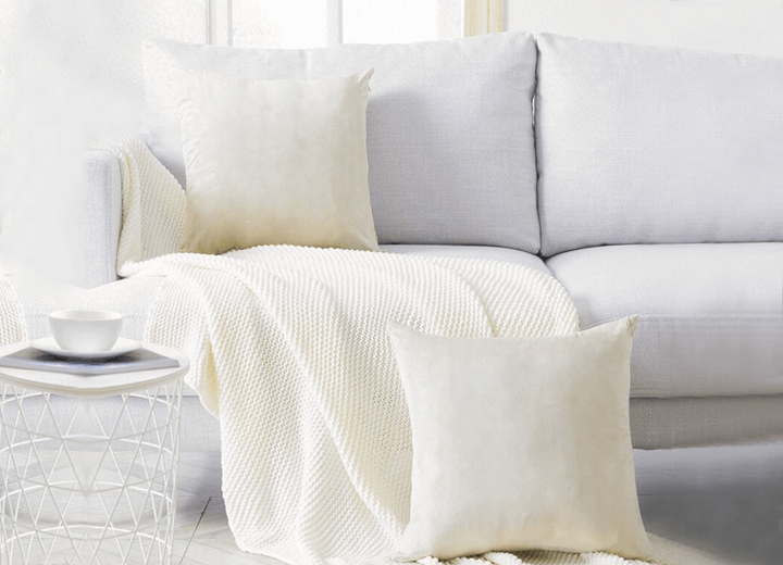 Cotton Cushion Cover On Sofa
