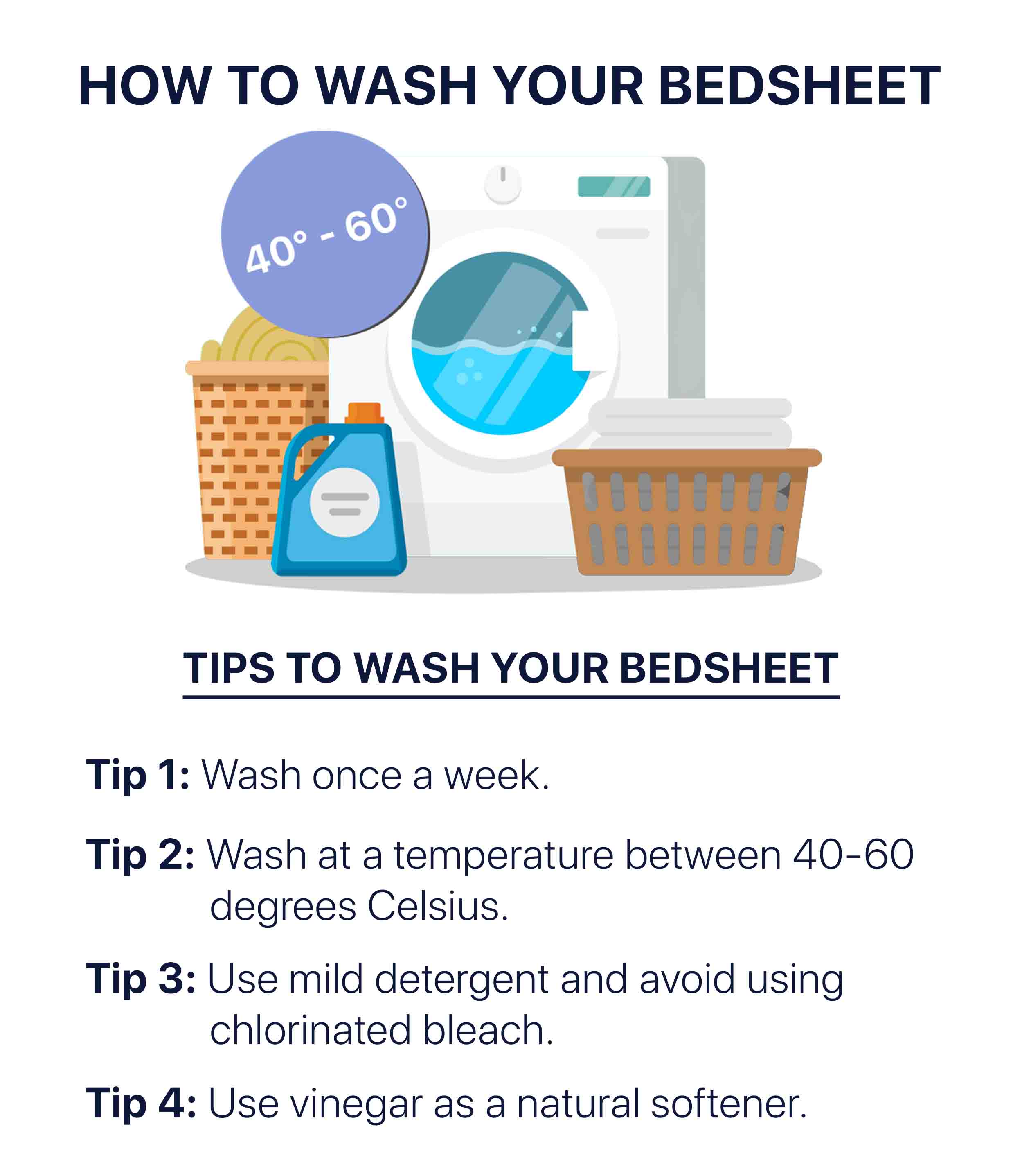 How to wash your Bedsheet