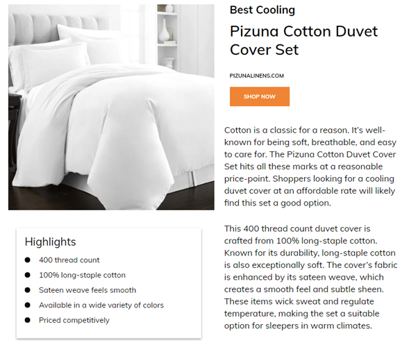 Best Cooling Duvet Cover Sets to Buy in Summer Blog